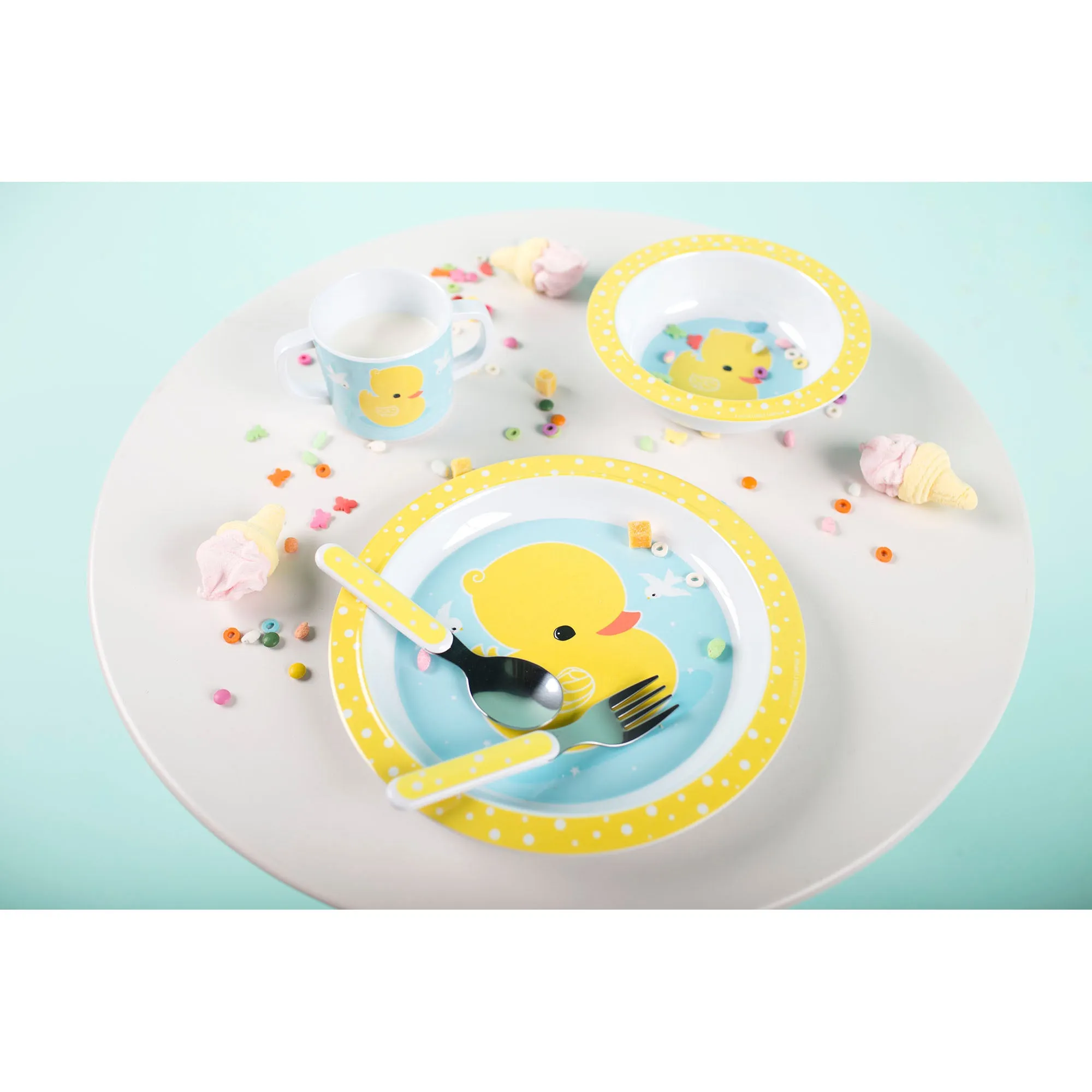 A Little Lovely Company Dinner Set Duck