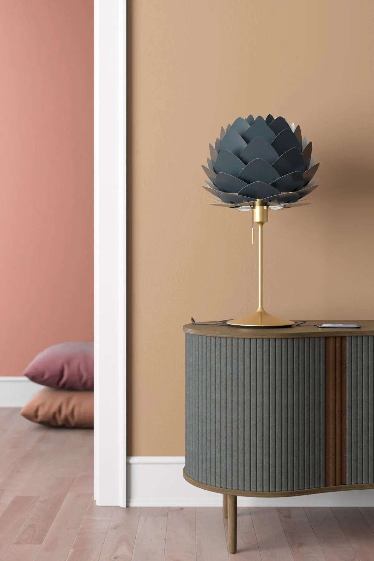 ALUVIA Anthracite Grey Table Lamp